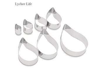 Listing 7 of 9 for Lychee Life 7Pcs/set Stainless Steel European Paisley Spiral Flower Petal Soft