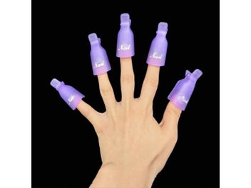 Listing 2 of 6 for 10pcs/Set Nail Polish Remover Durable Plastic Nail Soak Off Cap Clip UV Gel