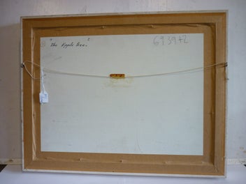 Listing 5 of 11 for BRIAN HALLIDAY . "THE APPLE TREE". OIL ON BOARD