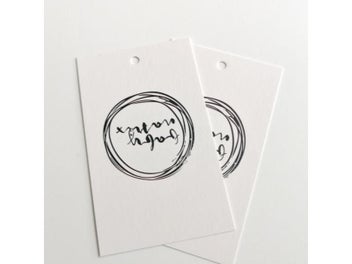 Listing 4 of 8 for 300gsm Coated Paper Custom Hang Tag With Personlized Logo Garment Clothing