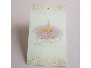 Listing 5 of 8 for 300gsm Coated Paper Custom Hang Tag With Personlized Logo Garment Clothing