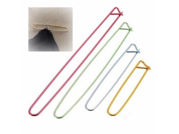 Listing 3 of 9 for 6Pcs/Set Sewing Marker Stitch Holders Needle Clips Safety Pins Knitting