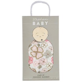 Listing 2 of 3 for Playful Posies Swaddle Blanket by Stephan Baby