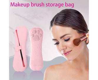 Listing 2 of 5 for Travel Makeup Brush Holder, Silicon Trendy and Portable Cosmetic Face Brushes