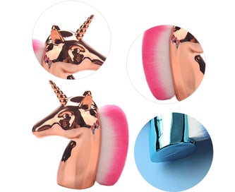 Listing 3 of 5 for Unicorn Makeup Brush Unicorn Concealer Blending Foundation Premium Cosmetic M