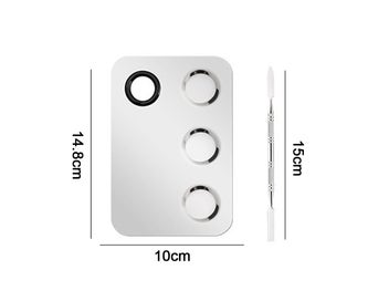 Listing 2 of 5 for Stainless Steel Cosmetic Makeup Palette Spatula Tool for Nail Art Eye Shadow