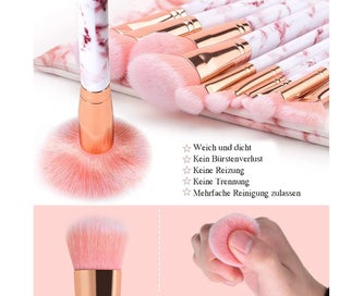 Listing 3 of 5 for StartMakers Make Up Brush Set, 12 Piece Brush Set, Make Up, Marble Eyeshadow,