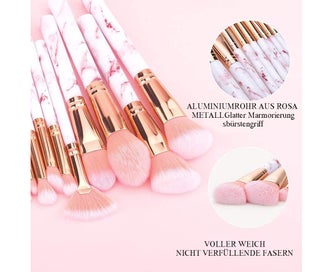 Listing 4 of 5 for StartMakers Make Up Brush Set, 12 Piece Brush Set, Make Up, Marble Eyeshadow,