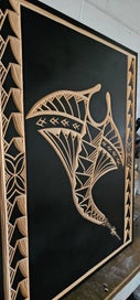 Listing 2 of 3 for Stingray Carving with Samoan patterns