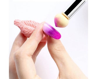 Listing 3 of 5 for Sponge nail brush pick point gradient brush double-headed sponge nail brush r