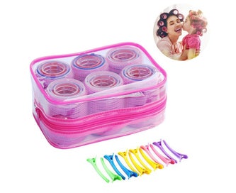 Listing 2 of 5 for Self Grip Hair Rollers Set, with Hairdressing Curlers