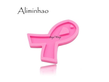 Listing 5 of 8 for DY0107 Shiny Cancer Bow Keychains Mold Clay DIY Jewelry Making Glitter Epoxy
