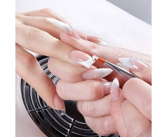 Listing 3 of 5 for Nail Art Brush Set, 15 Pcs Nail Brushes, 5 Pcs Dotted Pen, 10 Rolls Strip Tap