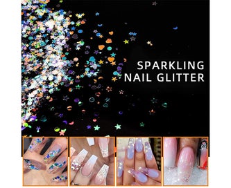 Listing 4 of 5 for Nail Art Brush Set, 15 Pcs Nail Brushes, 5 Pcs Dotted Pen, 10 Rolls Strip Tap