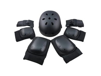 Listing 3 of 9 for 6 Pieces Pads Elbow Wrist Knee Pad For Outdoor Sports Protective Kit Inline