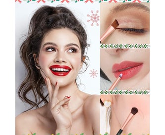Listing 3 of 5 for Makeup Brushes 14 PCS Makeup Brush Set Premium Synthetic Foundation Brush Ble