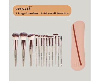 Listing 4 of 5 for Makeup Brush Holder, Travel Essentials Makeup Brush Organizer, Silicone Cosme