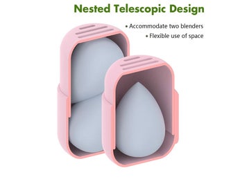 Listing 4 of 5 for Makeup Sponge Holder, Cosmetic Blender Silicone Travel Case,Makeup Puff Ball