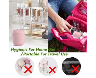 Listing 5 of 5 for Makeup Sponge Holder, Cosmetic Blender Silicone Travel Case,Makeup Puff Ball