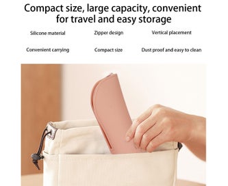Listing 4 of 5 for Makeup Brush Case Makeup Brush Holder Travel Cosmetic Bag Artist Storage Bag