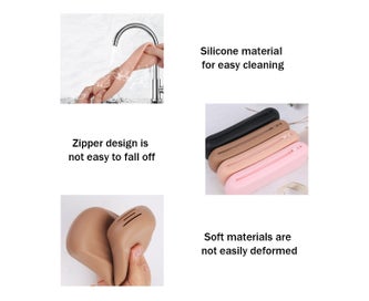 Listing 3 of 5 for Makeup Brush Holder,Travel Essentials Make Up Organizer Bag Case,Cosmetic pou