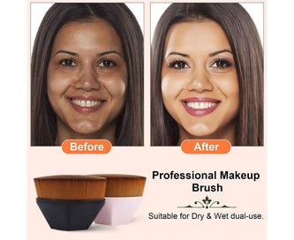 Listing 3 of 5 for Foundation Makeup Brush,Flat Top High Density Seamless Foundation Brush Kabuk