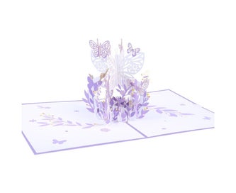 Listing 2 of 2 for 3D Floral Pop Up Card and Envelope - Funny Unique Pop Up Greeting Card