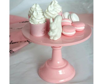 Listing 5 of 5 for Small Cake Stand Wedding Cupcake Dessert Display Bar Party Pedestal Fruit Tra