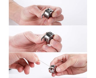 Listing 4 of 6 for 2Pcs Sewing Machine Bobbin Case, Stainless-Steel Bobbin Holder Case For Front