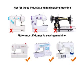 Listing 6 of 6 for 11 Piece Multifunction Presser Foot Presser Feet Accessory Set compatible wit