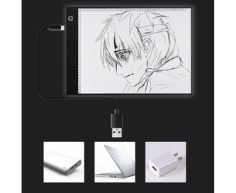 Listing 5 of 8 for A4 Ultra-Thin Portable Led Light Box Tracer Usb Power Led Artcraft Tracing Li
