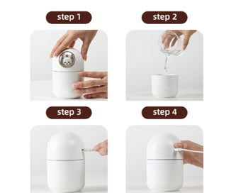 Listing 4 of 5 for Mini Humidifiers for bedroom, Cool Mist Humidifiers, small humidifier for Bed