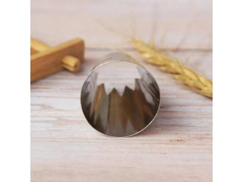 Listing 4 of 6 for #366 Large Open Star Piping Nozzle Cake Decorating Tools Stainless Steel Icing