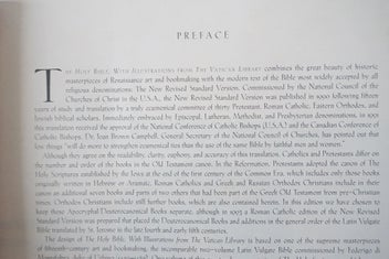 Listing 14 of 20 for Holy Bible: With Illustrations from the Vatican Library (SKU BK46)