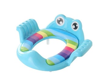 Listing 6 of 9 for Baby Toilet Potty Seat Children Potty Safe Seat With Armrest For Girls Boy