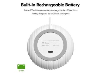 Listing 6 of 8 for Baby White Noise Machine USB Rechargeable Timed Shutdown Sound Machine Sleep