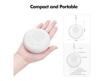 Listing 6 of 8 for White Noise Sound Machine Portable Baby Sleep Machine 10 Soothing Sounds Volume