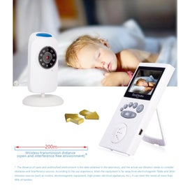 Listing 3 of 6 for 2.4 Inch Wireless Little One Monitor Intercom Timer Automatic Brightness Multili