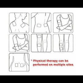 Listing 5 of 8 for 12 Pcs Tens Machine Replacement Electrode Pads Gel Self Adhesive Reusable 5x5