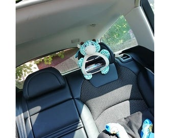 Listing 5 of 9 for Cute Cartoon Animal Car Headrest Mount Baby Safety Observation Rearview Mirro