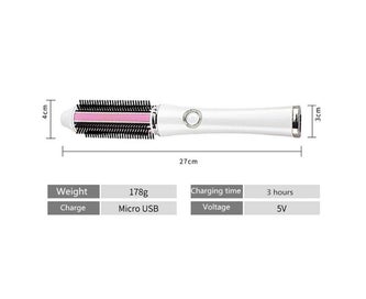Listing 3 of 7 for Portable USB Cordless Hair Straightener Curler Comb, with 2600mAh Rechargeabl