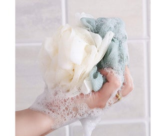Listing 3 of 5 for 4 Pack Loofah Bath Sponge Lace Mesh,Sponge Loofahs, Multi Color Bath Loofah S