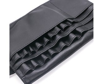 Listing 5 of 5 for Faux Leather Cosmetic Makeup Brush Bag Belt Strap Storage Pouch
