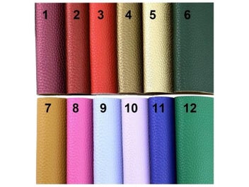 Listing 3 of 5 for A5 Sheet 21X15cm Litchi Sythetic Faux PU Leather Fabric For Bows Craft Sewing