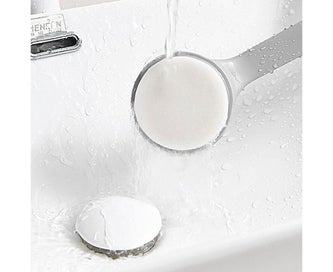 Listing 6 of 10 for Body Brush Shower Scrubber Lotion Applicator Sponge Bath Back Brush Long Hand