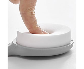 Listing 7 of 10 for Body Brush Shower Scrubber Lotion Applicator Sponge Bath Back Brush Long Hand