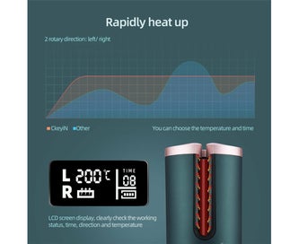 Listing 3 of 4 for Automatic Hair Curler Ceramic Anti-Scalding Wireless Curling Iron for Women E