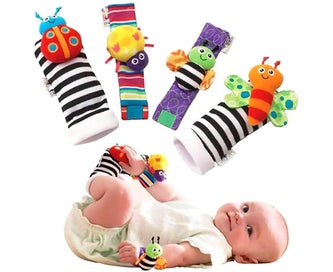 Listing 2 of 5 for Baby Rattles Socks Toys Rattle Socks Cute Animal Infant Baby Plush Toys Baby