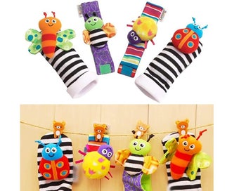 Listing 4 of 5 for Baby Rattles Socks Toys Rattle Socks Cute Animal Infant Baby Plush Toys Baby