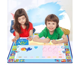 Listing 2 of 8 for 1 Set Water Drawing Mat Smooth Writing DIY Rectangular Safe Toddler Doodling